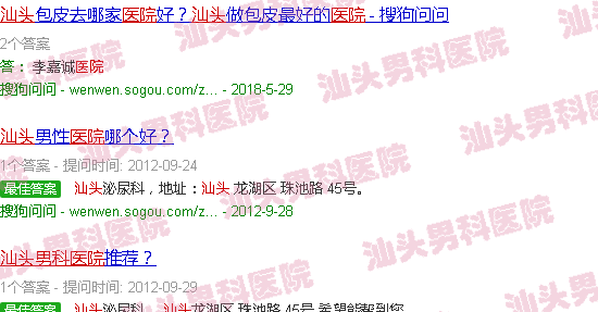 汕头男科医院大*