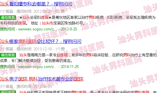 汕头男科医院在线咨询