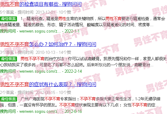 汕头男性不孕不育