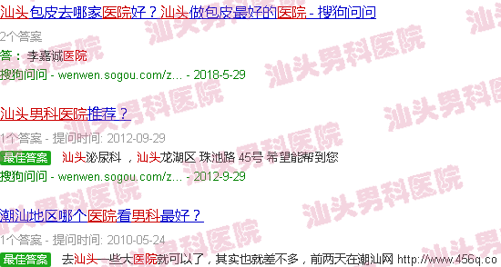 汕头男科医院查询