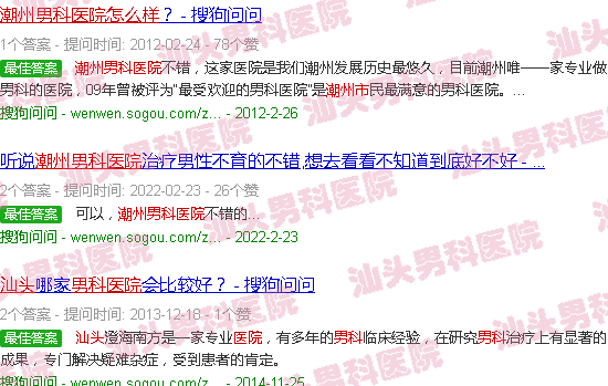 汕头潮州男科医院怎么样