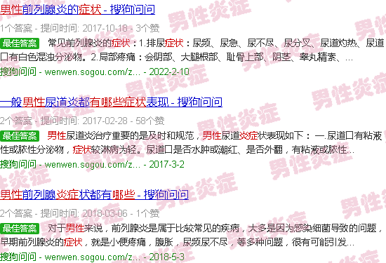 汕头男人炎症什么症状