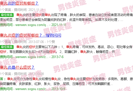汕头睾丸炎症有哪些症状