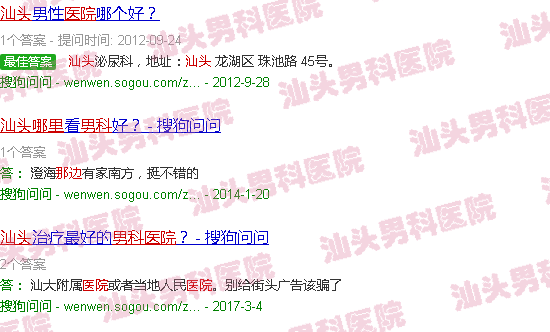 汕头那里男科医院好