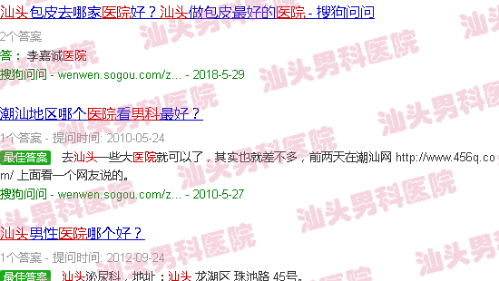 汕头男科医院看清