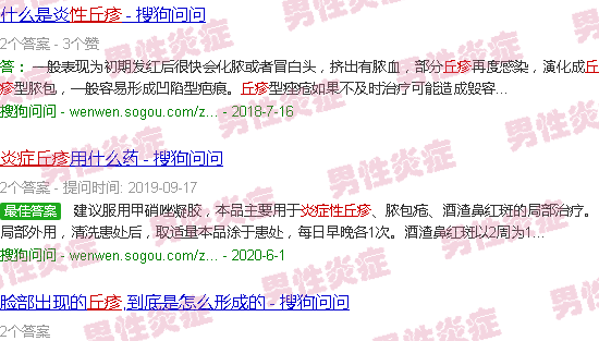 汕头炎症性丘疹