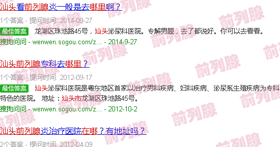 汕头前列腺在哪里