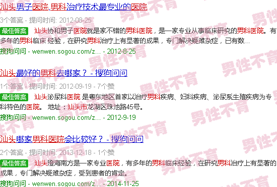 汕头男科不育医院