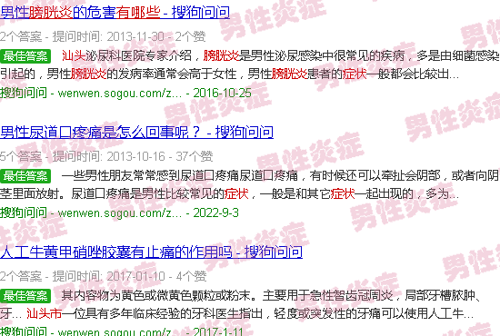 汕头膀胱炎症状有哪些