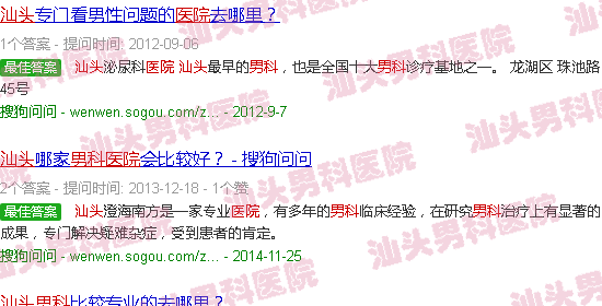 汕头男科医院男科