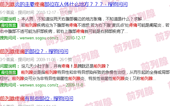 汕头前列腺疼痛是哪里疼