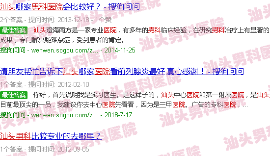 汕头男科医院的*
