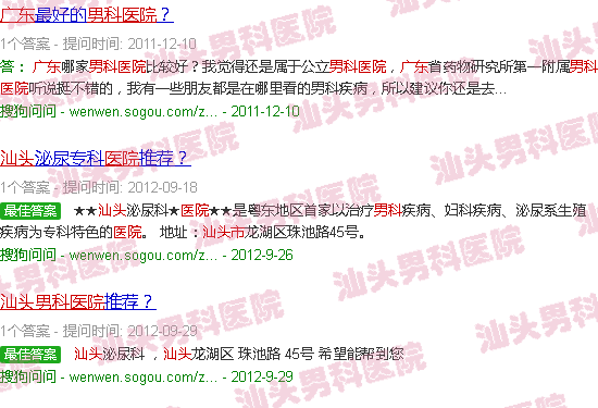 汕头广东男科医院*榜