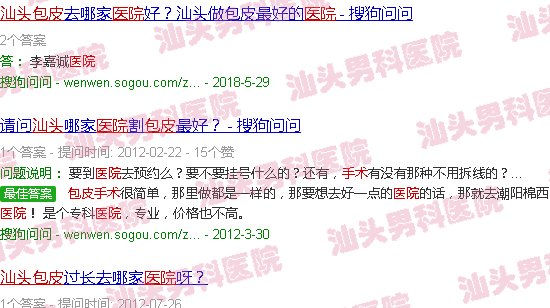汕头包皮手术的男科医院