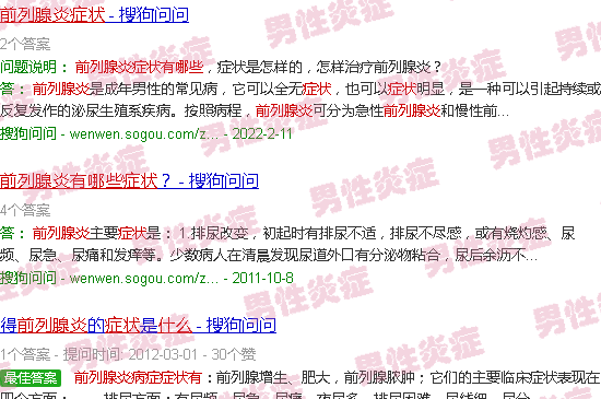 汕头前列腺炎症状有哪些症状