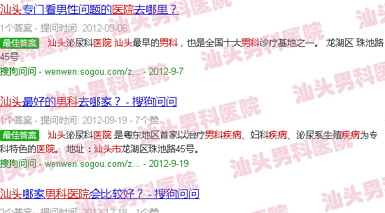 汕头性疾病男科医院