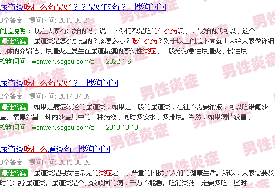 汕头尿炎症吃什么药好