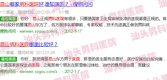 汕头昆山的男科医院