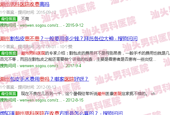 汕头潮州男科医院收费贵吗