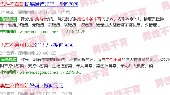 汕头男人不孕不育能治吗