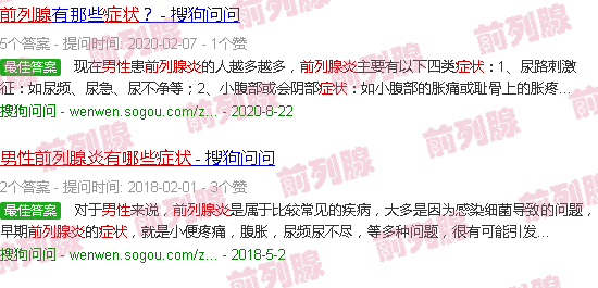汕头男人前列腺炎有哪些症状