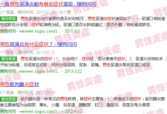 汕头男性炎症有什么症状
