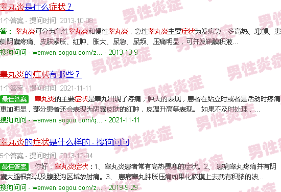 汕头睾丸炎症状图片