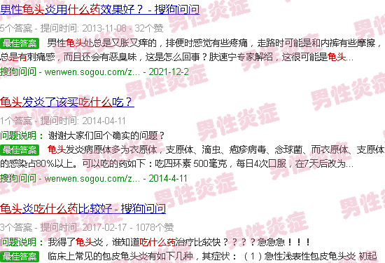 汕头龟头有炎症吃什么药