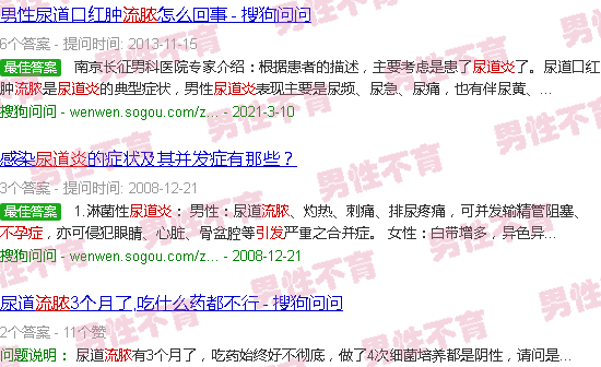 汕头尿道炎痛和流脓会不会导致不育