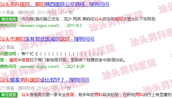 汕头潮阳区男科医院在哪里