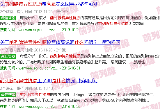 汕头前列腺特异性抗原高是什么原因