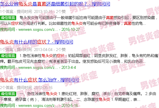 汕头真菌龟头炎症状图片