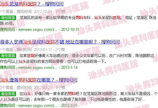 汕头男科医院院址