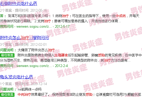 汕头生殖器感染炎症中成药治疗