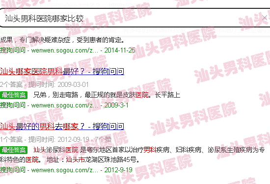 汕头男科医院哪家比较