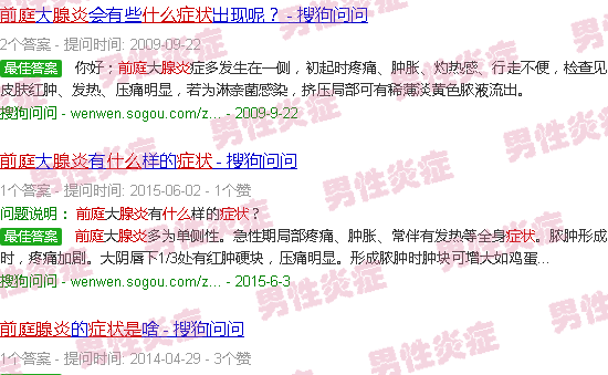 汕头前庭腺炎症状是什么