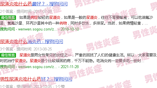 汕头男尿道炎症状吃什么药