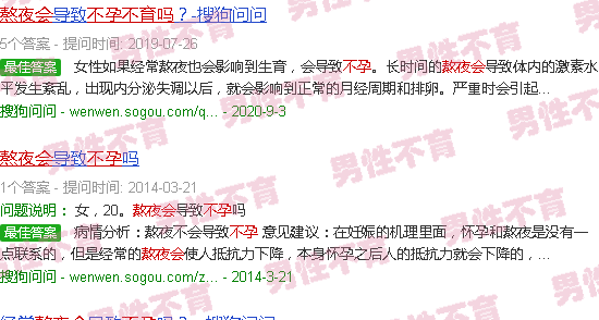 汕头熬夜会不孕不育吗
