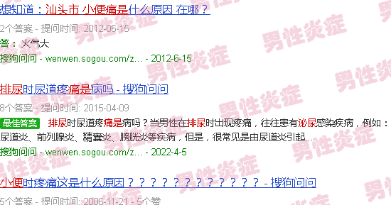 汕头撒尿痛是有炎症吗