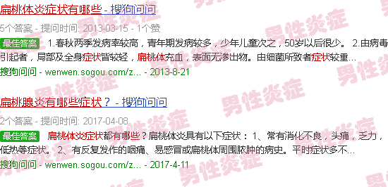 汕头扁桃体炎症状有哪些