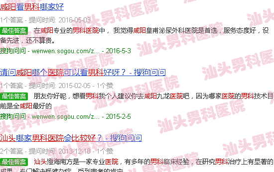 汕头咸阳那个男科医院比较好