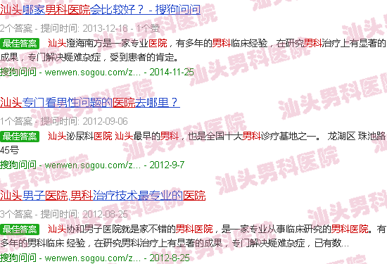 汕头中国男科医院*榜