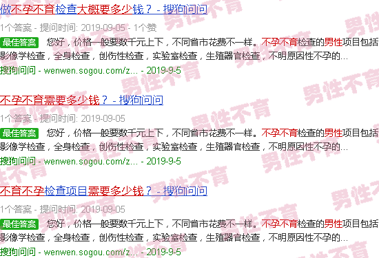 汕头男性查不孕不育需要多少钱