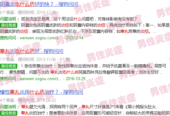 汕头睾丸炎症吃什么药