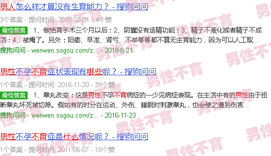 汕头什么样才叫男不育