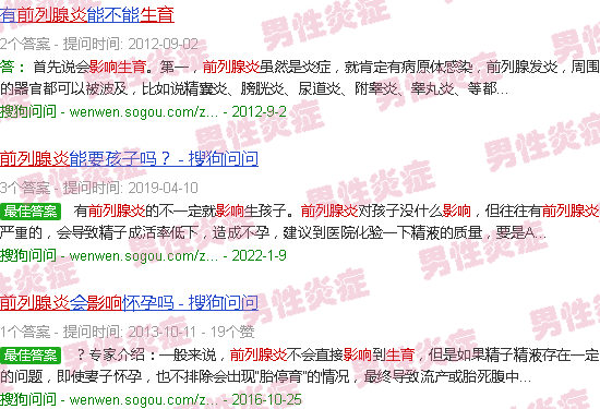 汕头前列腺炎症状对生育有影响吗