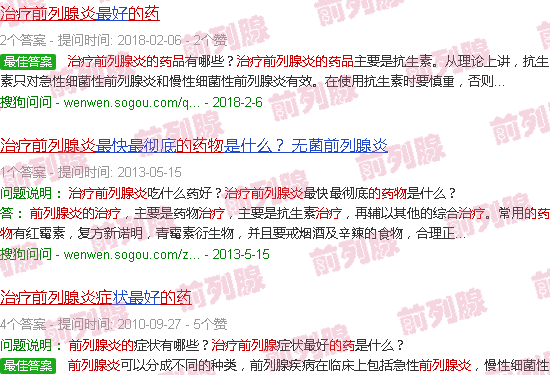 汕头治疗前列腺炎的药