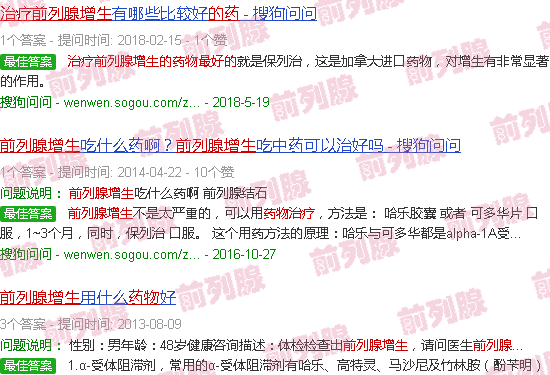 汕头治疗前列腺增生*好的药