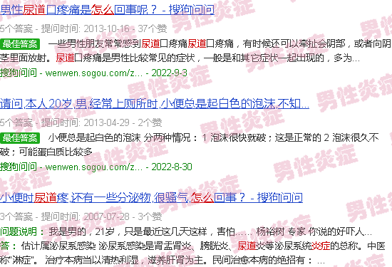 汕头尿道炎症怎么引起的