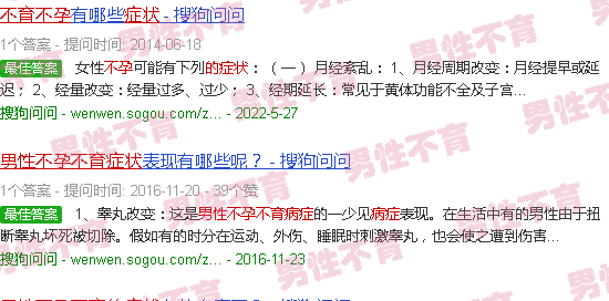 汕头男人不孕不育的症状
